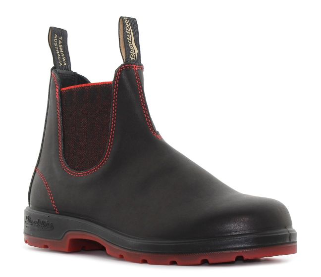 Blundstone fekete bőr bakancs-01