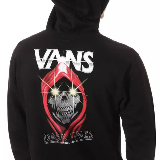 Vans Dark Times fekete kapucnis pulóver