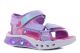 Skechers Flutter Hearts villogó lila gyerek szandál-01