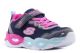 Skechers S-Lights - Twisty Glow villogó fekete gyerek cipő-01