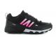 Knup I-Cax 523 fekete-pink női sneaker