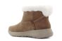 Skechers Slip-Ins - On The Go Joy - Cozy Dream barna bélelt női bokacsizma-02