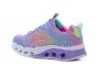 Skechers Flutter Heart Lights - Loves Wild villogó lila gyerek cipő-02