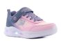 Skechers S-Lights - Sola Glow - Ombre Deluxe villogó rózsaszín gyerek cipő-01