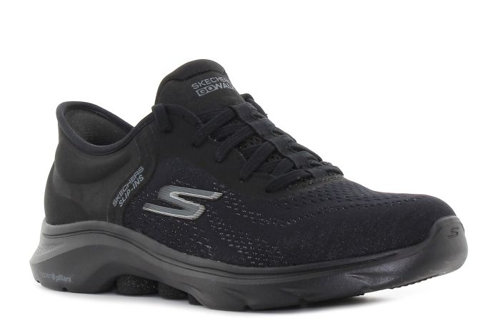 Skechers Slip-Ins - GO Walk 7 - Valin fekete női cipő-01