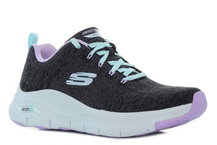 Skechers Arch Fit - Comfy Wave szürke női cipő-01