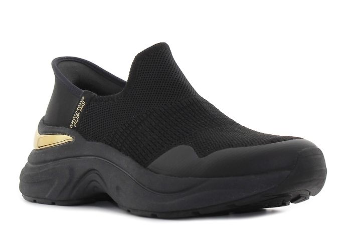 Skechers Slip-Ins - Hazel - Rosalind fekete női bebújós női cipő-01