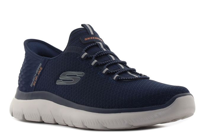 Skechers Slip-Ins - Summits - High Range sötétkék férfi cipő-01