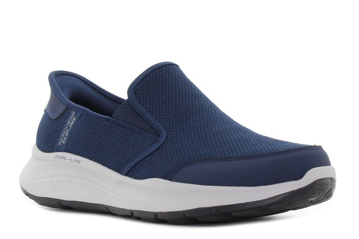 Skechers Equalizer 5.0 - Drayze sötétkék férfi bebújós cipő-01