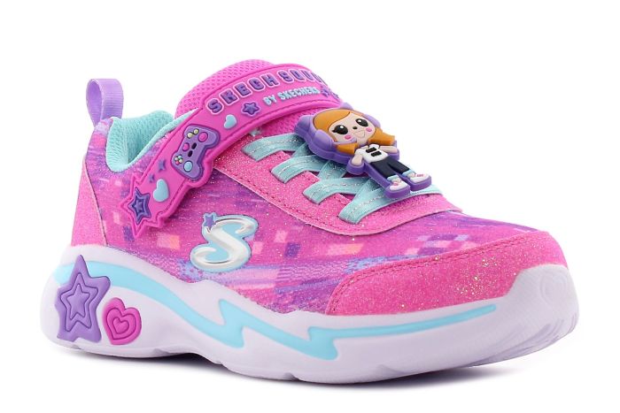 Skechers Snuggle Sneaks - Skech Squad magenta gyerek cipő-01