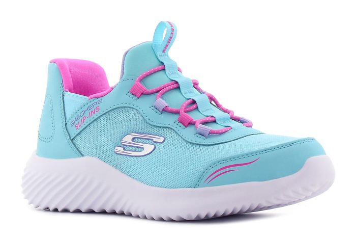 Skechers Slip-Ins - Bounder - Simple Cute kék gyerek cipő-01