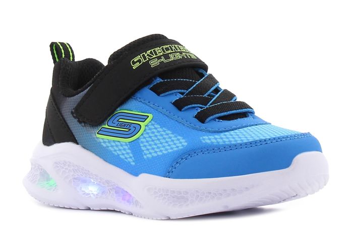 Skechers Meteor - Lights - Krendox villogó kék baba cipő-01