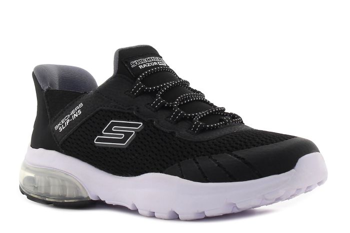 Skechers Slip-Ins - Razor Air - Hyper - Brisk fekete gyerek cipő-01