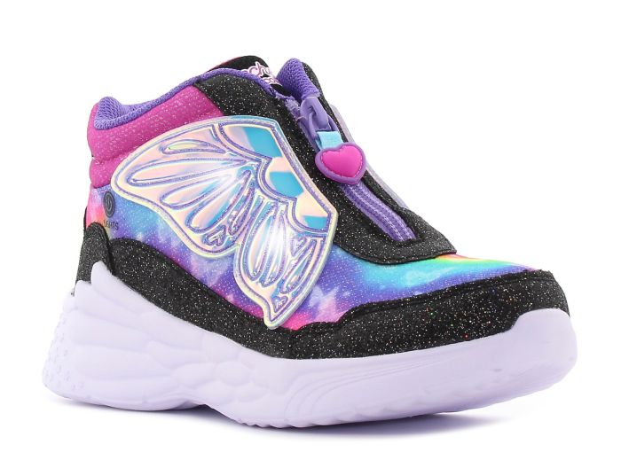 Skechers Dream Racer - Butterfly Express villogó lila gyerek cipő-01